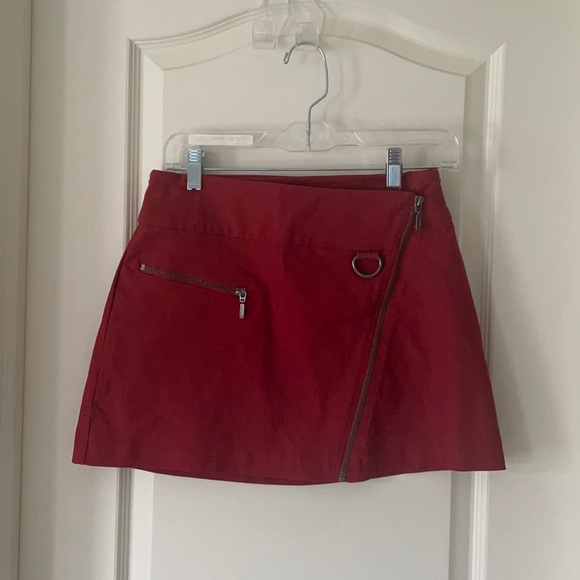 Red Urban Outfitters wrap skirt - Picture 1 of 6